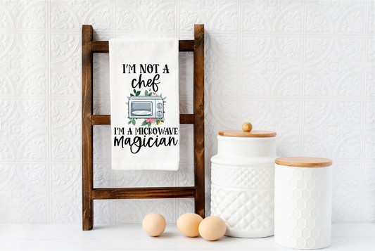 MICROWAVE MAGICIAN Microfiber kitchen towel 16x24