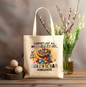 I haven't LOST ALL my MARBLES yet 12x14 canvas tote bag