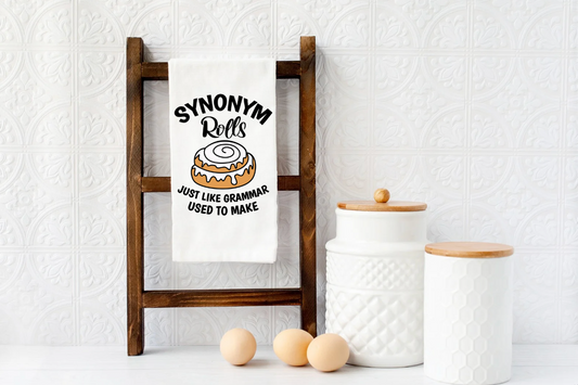 SYNONYM Rolls like GRAMMAR used to make Microfiber kitchen towel 16x24