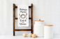 Today's MENU eat it OR STARVE Microfiber kitchen towel 16x24