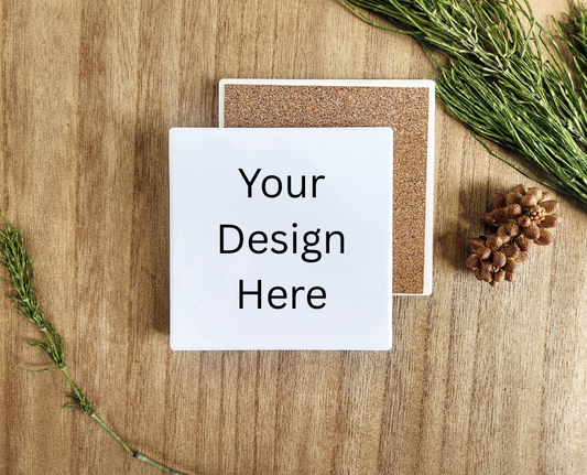 CUSTOMIZED PERSONALIZED Ceramic Coasters 4x4