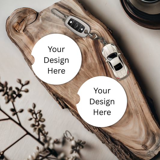 CUSTOMIZED PERSONALIZED Car Coasters